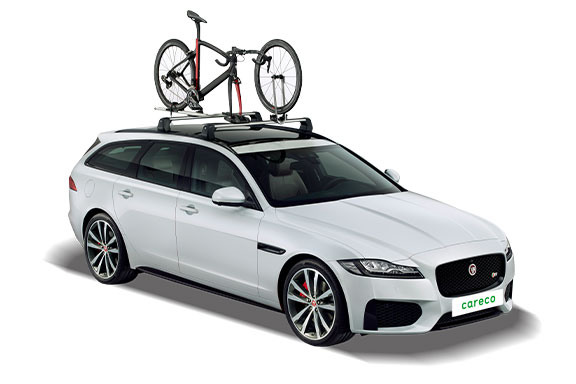   自転車の搭載イメージ。前輪を外して搭載していることがわかる  
