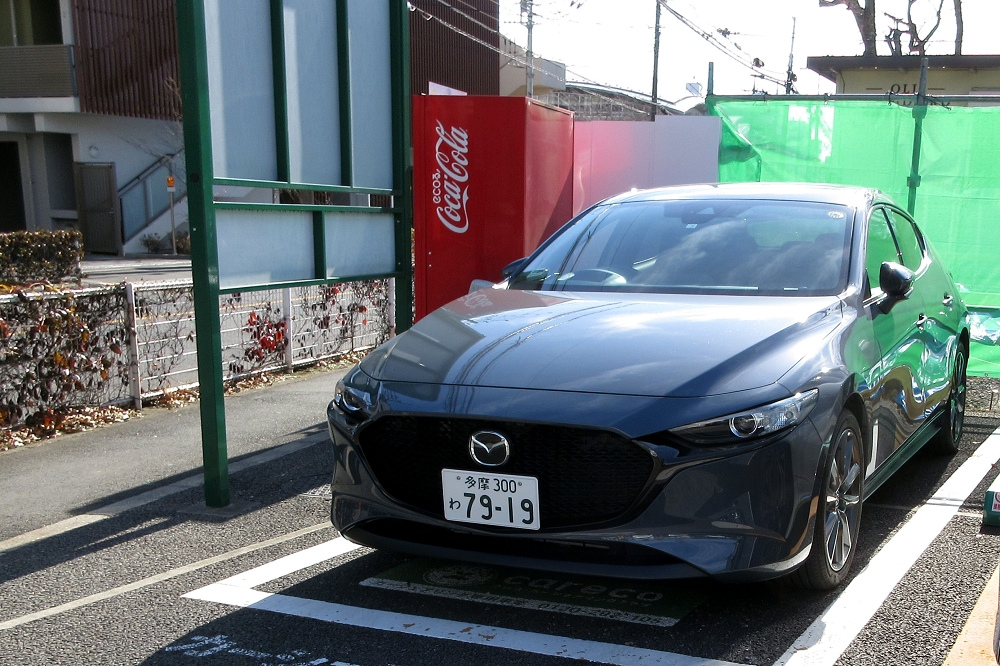 ステーションは「リパーク武蔵野桜堤2丁目第4(自転車可)」を利用。環状八号線と第三京浜道路、横浜横須賀道路を利用して三浦半島へ向かった