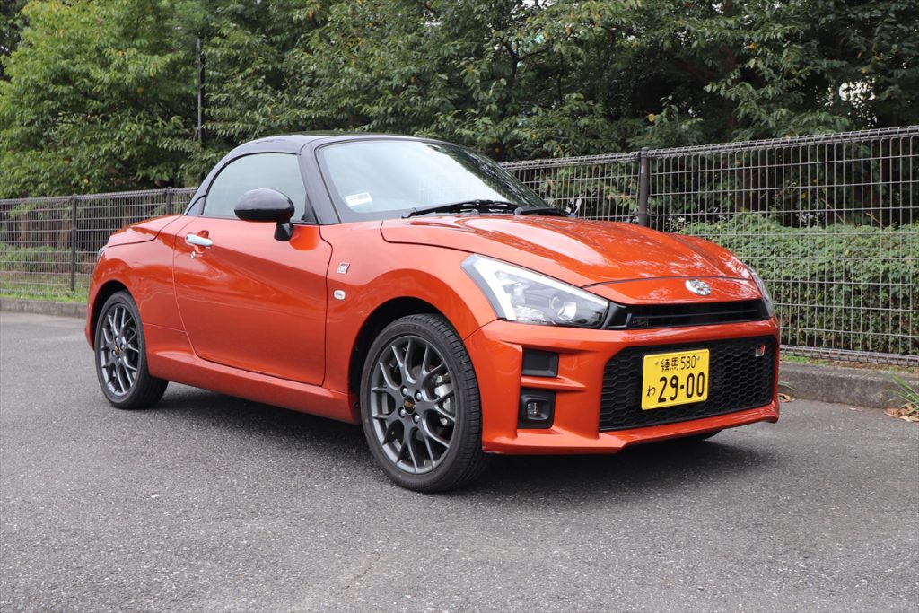 撮影した車両は「トニコオレンジ」というカラー。ステーションにより他の色もある