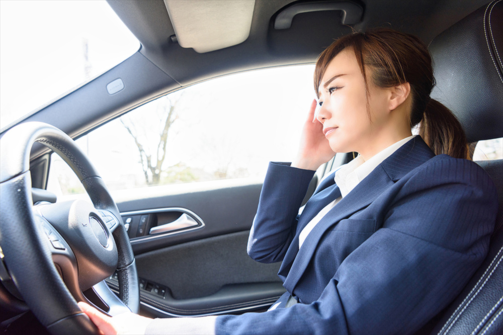 体調不良のときには安全ためにもできるだけ運転しないようにしたい