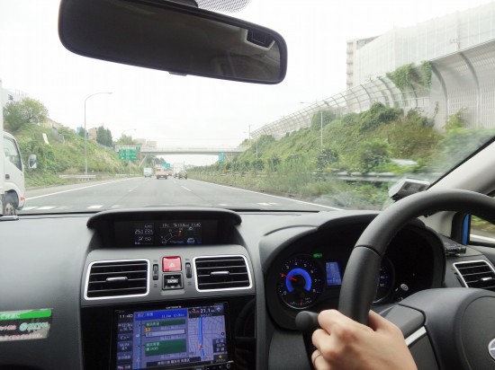 アイサイトの追従機能付きクルーズコントロールで高速道路も快適!