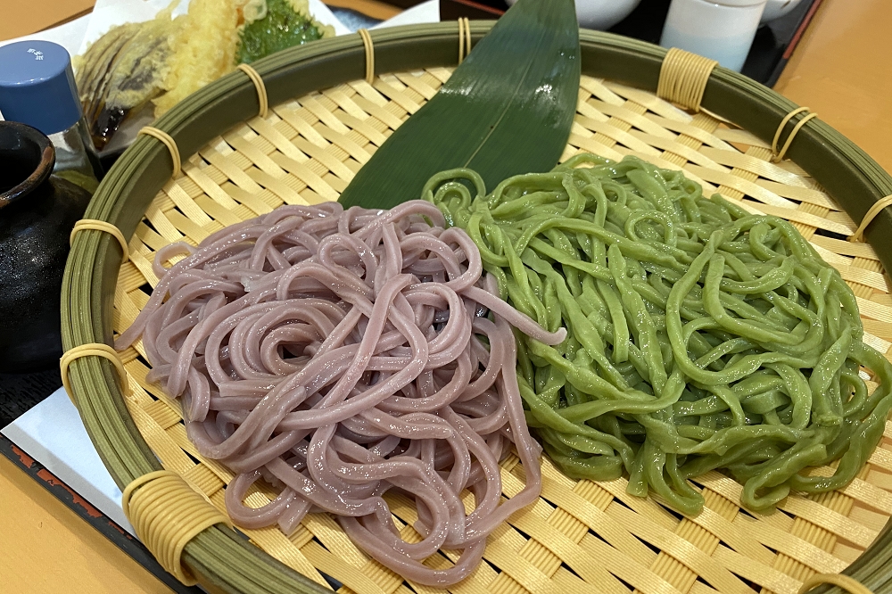 「藤と狭山茶の合盛りうどん御膳」1,200円（税込み）