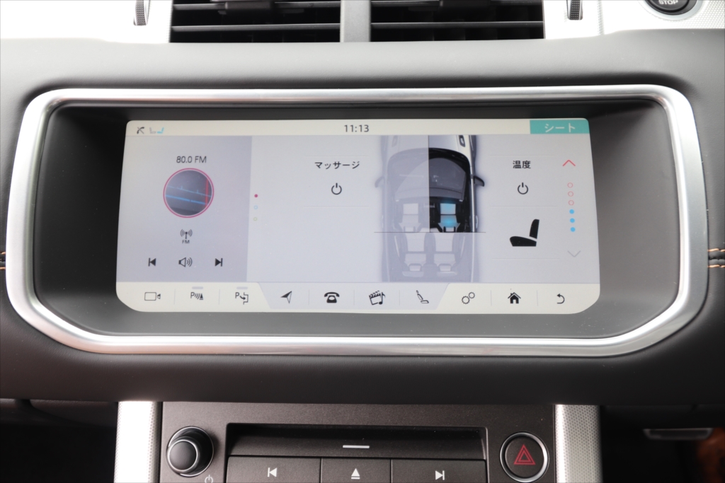 運転席と助手席はベンチレーション(換気)機能つきで暑い日も涼しい