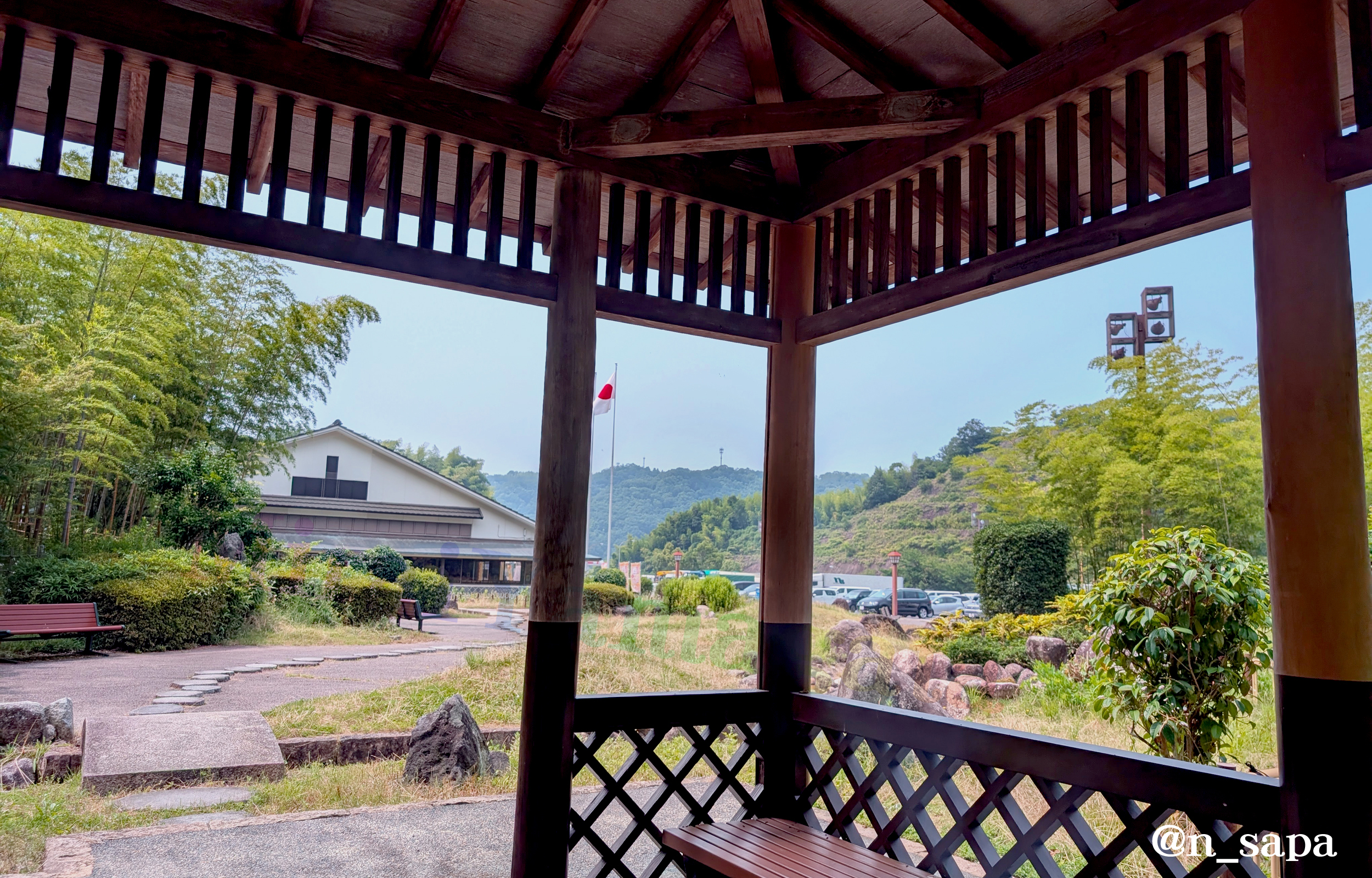 庭園のある居心地のいいサービスエリア（写真提供：日本サぱ協会）