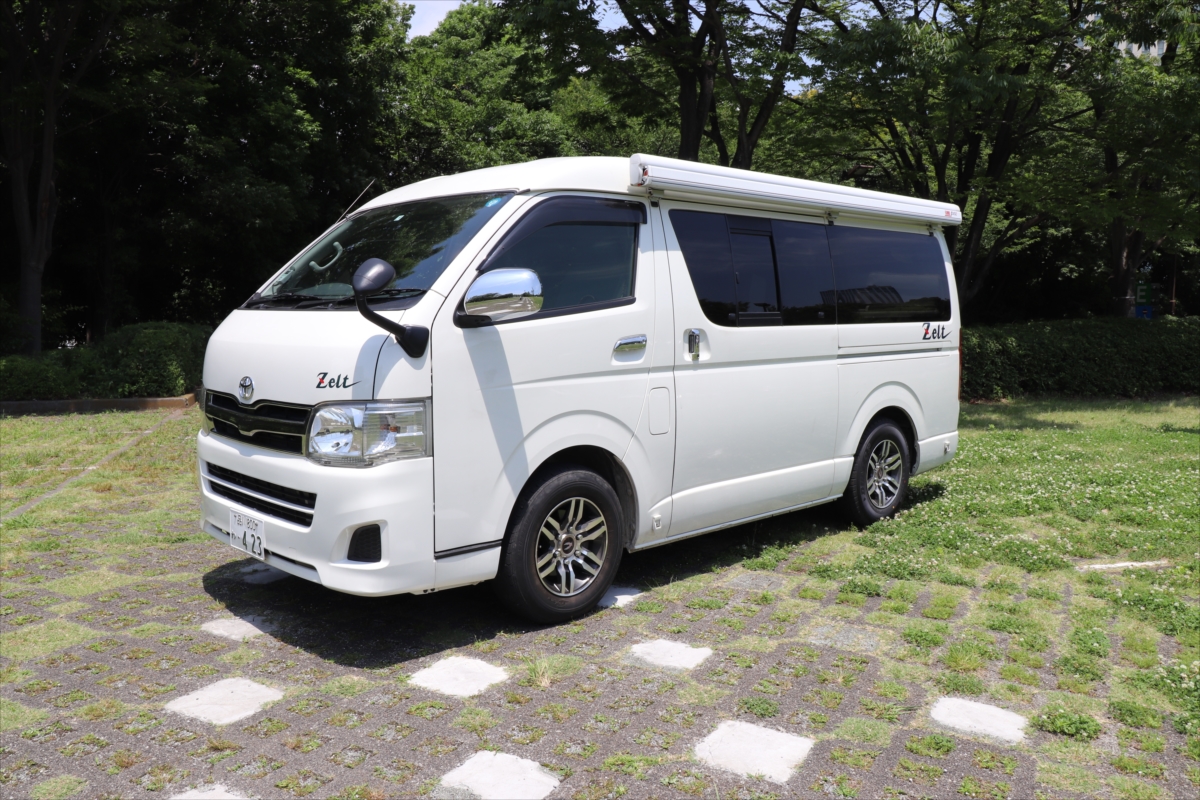 ハイエースがベースなので、キャンピングカーとしてはコンパクトで運転しやすい