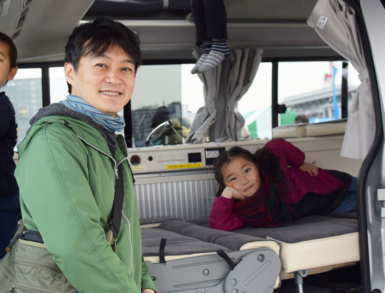 車中泊をしながら旅をしたい！というCさんとお子さん