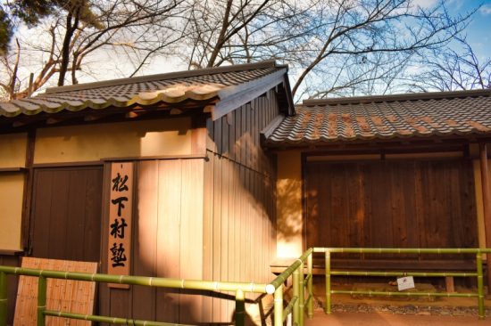 「松下村塾」は土日祝日だけ雨戸が解放されるんだそう