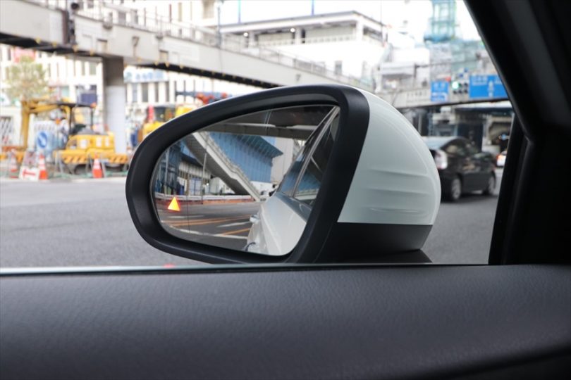 ▲の表示が点滅して警告してくれる