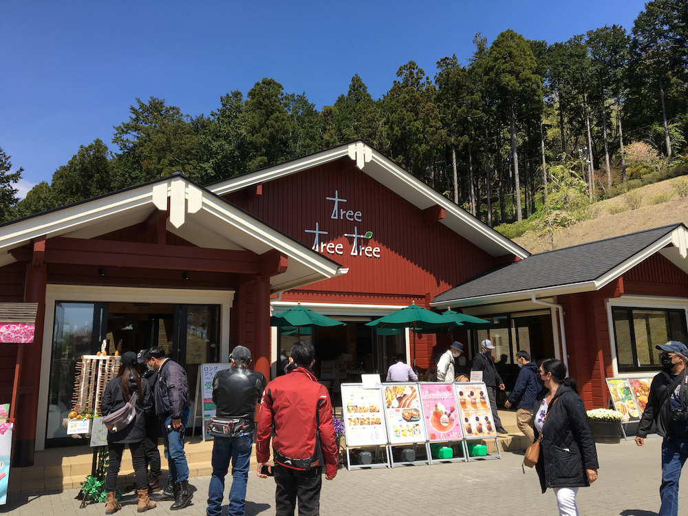   各種アクティビティの申し込みは「tree tree tree」へ。カフェやショップなども充実 　 