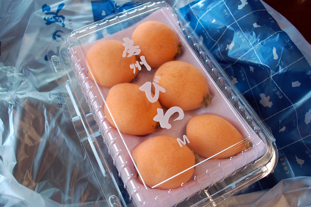 「房州びわ(Mパック)」1,851円(税込み)