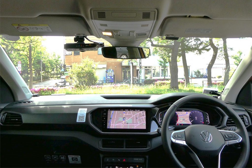 視界のよさや車両感覚のつかみやすさにより、運転に集中できる環境が整っている
