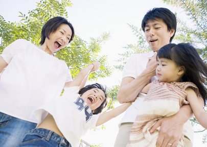 家族で笑顔の思い出