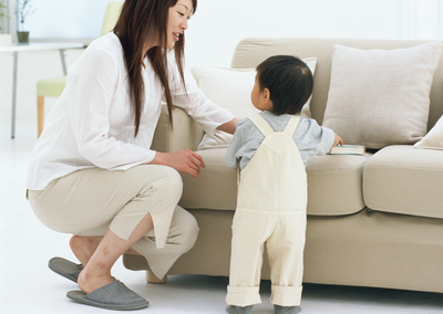 雨の日の子どもの送り迎えに