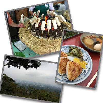 景色を眺めながらのんびりお昼ごはん