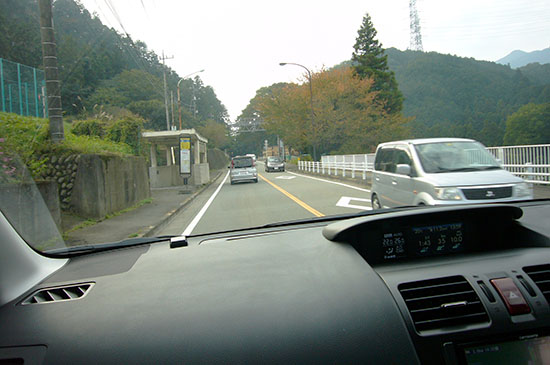 いざ、山道のドライブ