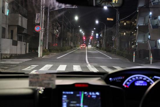 都内に戻ってきたときにはすっかり暗くなっていました