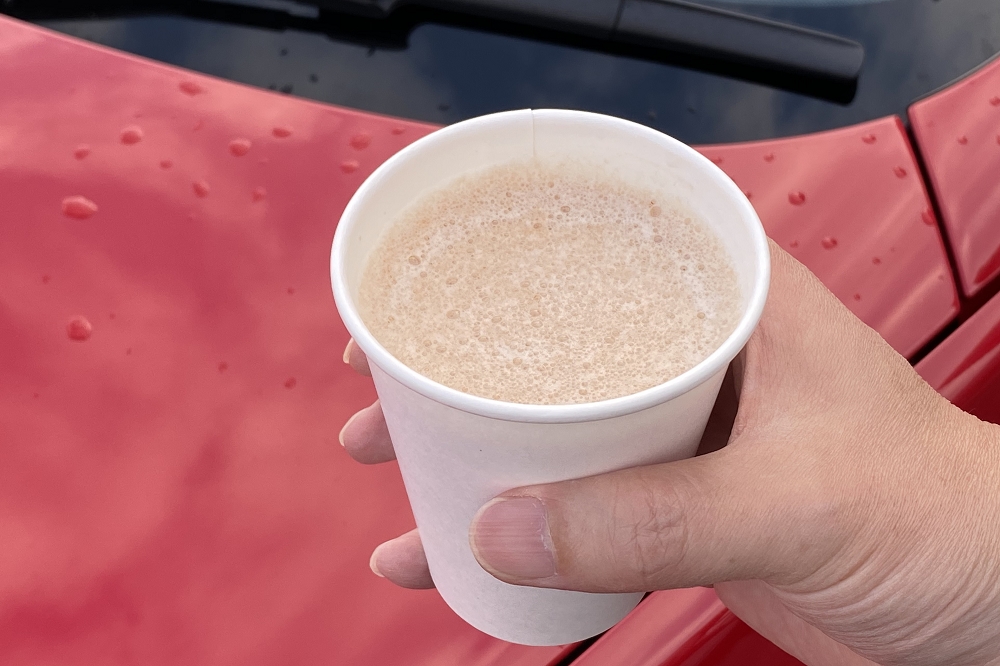 ホットチョコレートは(税込み150円)