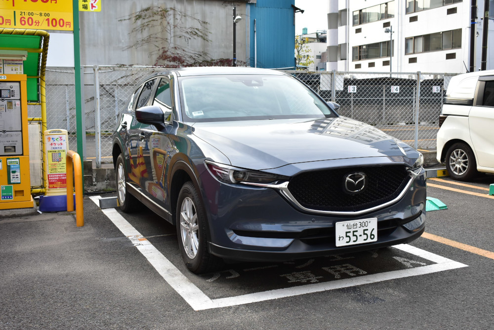 安定した走りの「CX-5」。女性でも安心して運転ができる