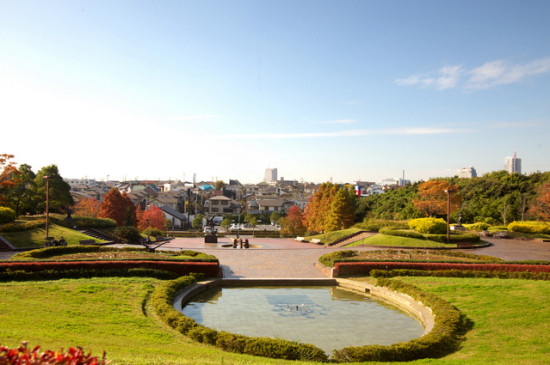 青葉の森公園は4つのエリアに分かれている