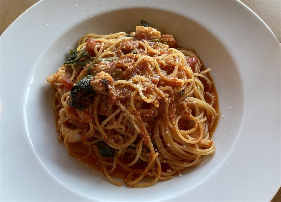 本日のパスタは1,020円(税込み)