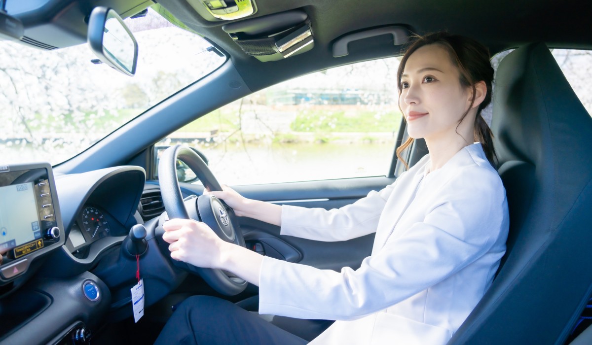 （ハイブリッド車に乗る人）