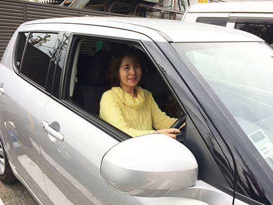 細い道でも運転が楽で、日常使いに便利