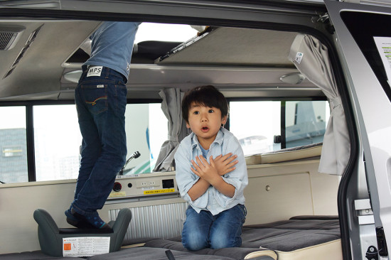 キャンピングカー楽しい！とAさんのお子さん