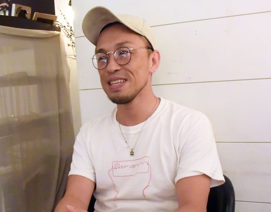 カレコアンバサダーのZINさん。ダンサーとして活躍中