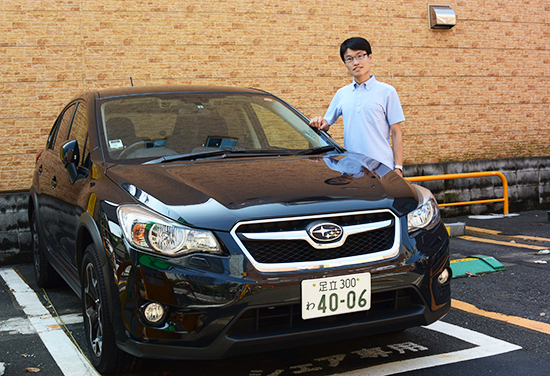 大好きなSUBARU XVと一緒に