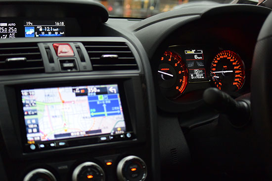 内装もクールなWRX S4