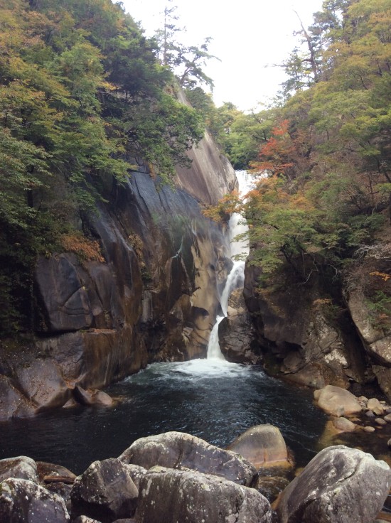 山梨の景勝地、昇仙峡にある仙娥滝