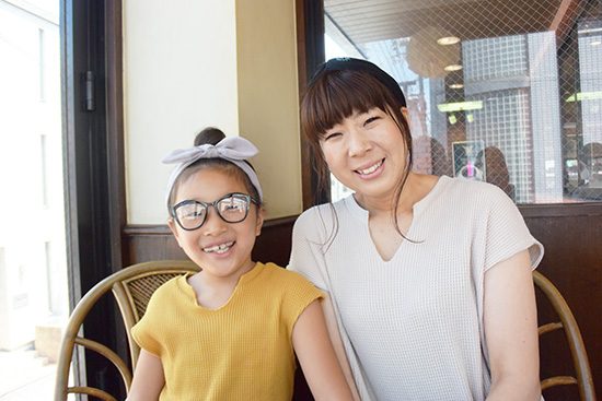 Yukaさんと7歳になるお嬢さん