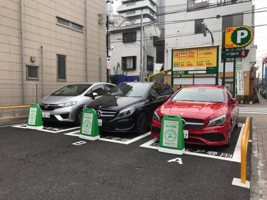 利用したのは「リパーク月島4丁目第4」ステーションの「フィット」