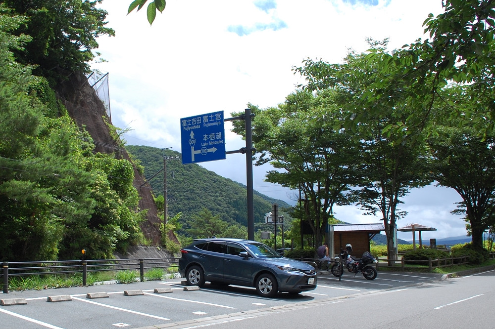  この日は展望公園駐車場を利用 