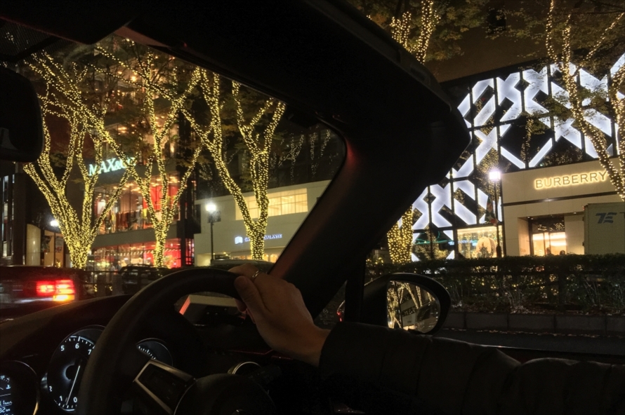 神宮橋交差点から表参道交差点までの街路樹(156本)に、およそ90万球のLED(発光ダイオード)を装飾