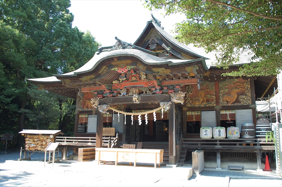 「秩父神社」にはアニメファンだけではなく、多くの拝観者が訪れている