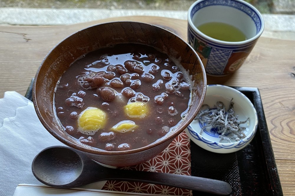 おしるこは630円(税込み)