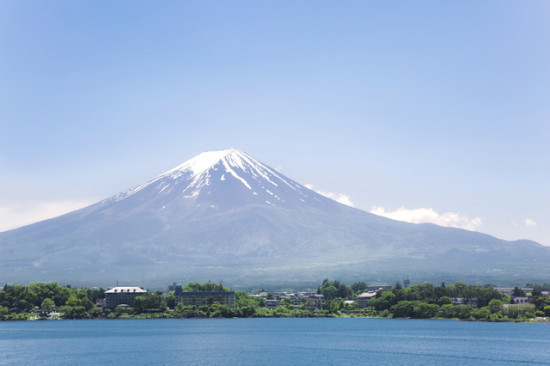 天気がいい場合は、富士山が真正面に見える