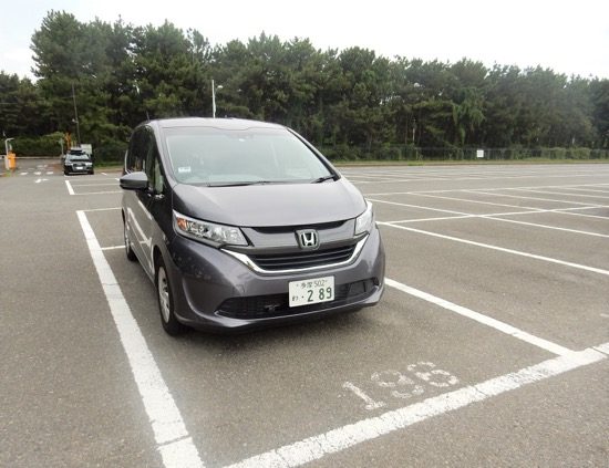 交通公園のそばにある西駐車場が便利