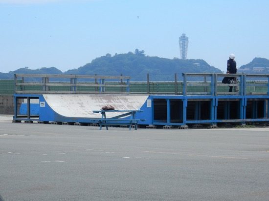 ミニランプエリア。江の島の絶景が楽しめるパークの花形!
