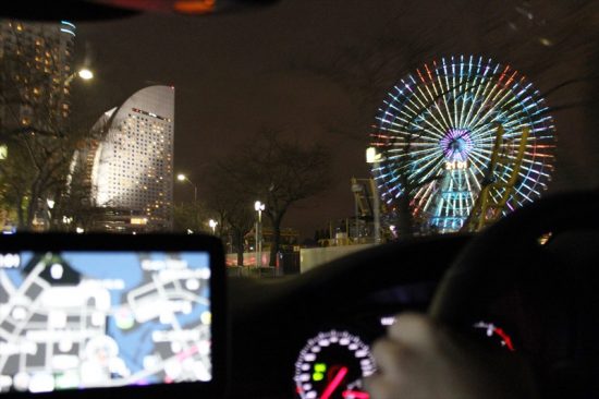 車窓からの夜景もステキ