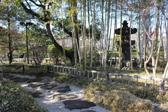 日本庭園には四季折々の花が咲く
