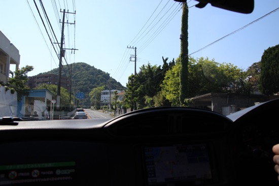 葉山に近づくに連れて緑が増えてくる。ドライブが気持ちいいルートだった