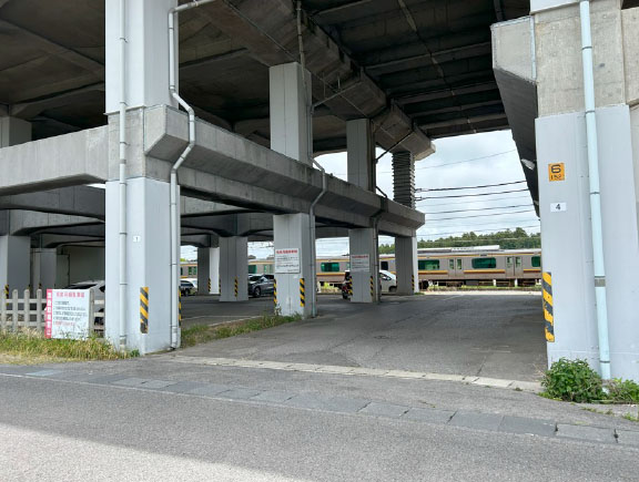 那須塩原駅高架下駐車場（自転車禁止）